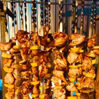 Шашлык из тандыра с картошкой