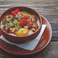 Хашлама по-армянски с бульоном